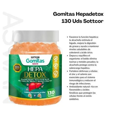 Gomitas Hepatoprotectoras para el cuidado del higado – HepaDetox