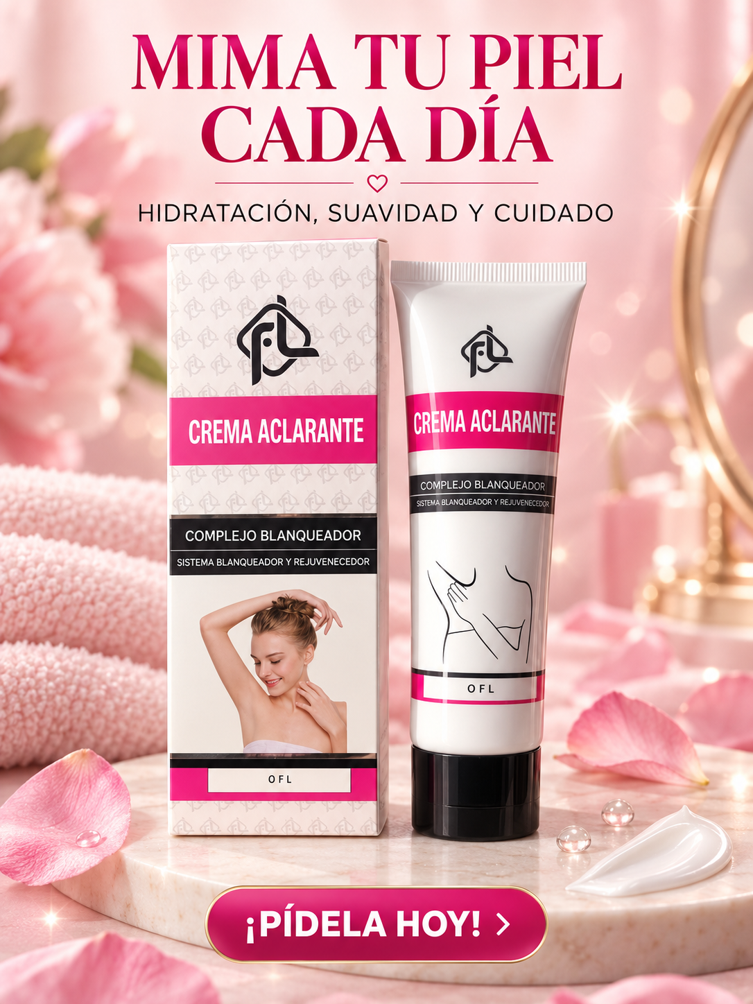 CREMA ACLARANTE CORPORAL OFL 120 ML ✨🌸