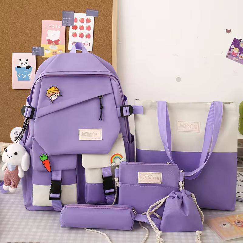 🎒 CampusMax 6-en-1 – Mochila Antirayones con Estuche y Bolsillos Inteligentes ✨