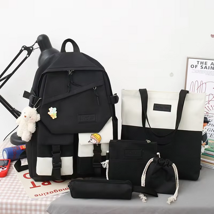 🎒 CampusMax 6-en-1 – Mochila Antirayones con Estuche y Bolsillos Inteligentes ✨