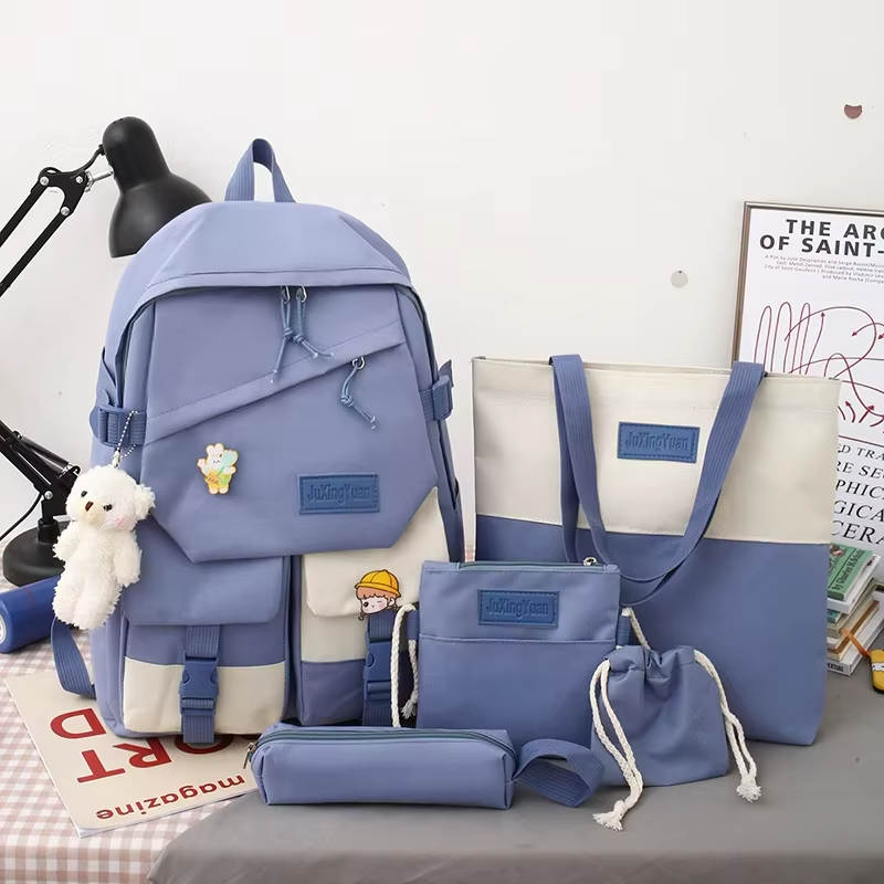 🎒 CampusMax 6-en-1 – Mochila Antirayones con Estuche y Bolsillos Inteligentes ✨