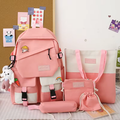 🎒 CampusMax 6-en-1 – Mochila Antirayones con Estuche y Bolsillos Inteligentes ✨