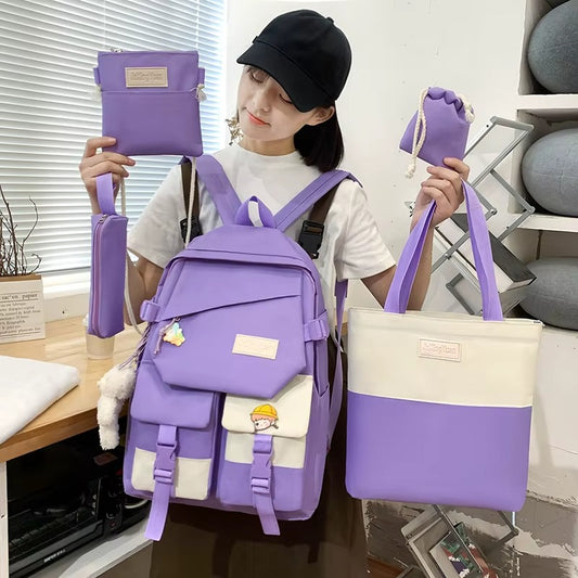 🎒 CampusMax 6-en-1 – Mochila Antirayones con Estuche y Bolsillos Inteligentes ✨