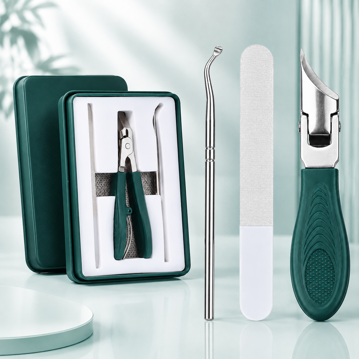 KIT PROFESIONAL CORTAÚÑAS BISELADO