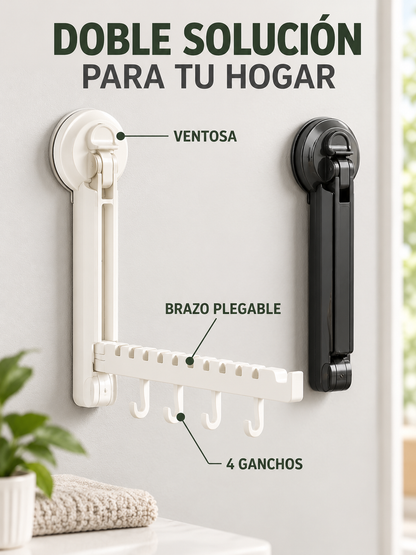 PACK X2 TENDEDERO PLEGABLE CON VENTOSA 👕✨