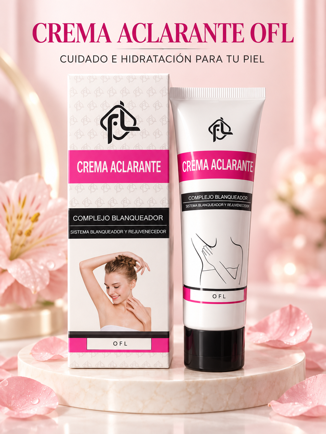 CREMA ACLARANTE CORPORAL OFL 120 ML ✨🌸
