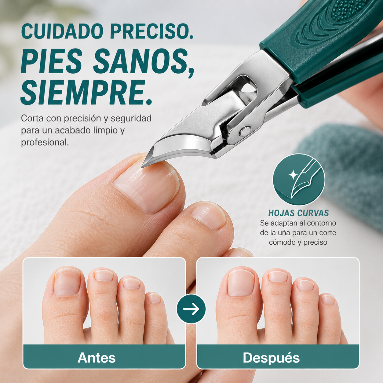 KIT PROFESIONAL CORTAÚÑAS BISELADO
