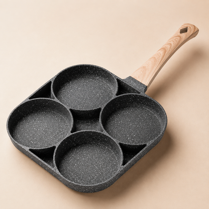 SARTÉN ANTIADHERENTE 4 EN 1 PARA COCINA RÁPIDA + AFILADOR DE CUCHILLOS DE REGALO