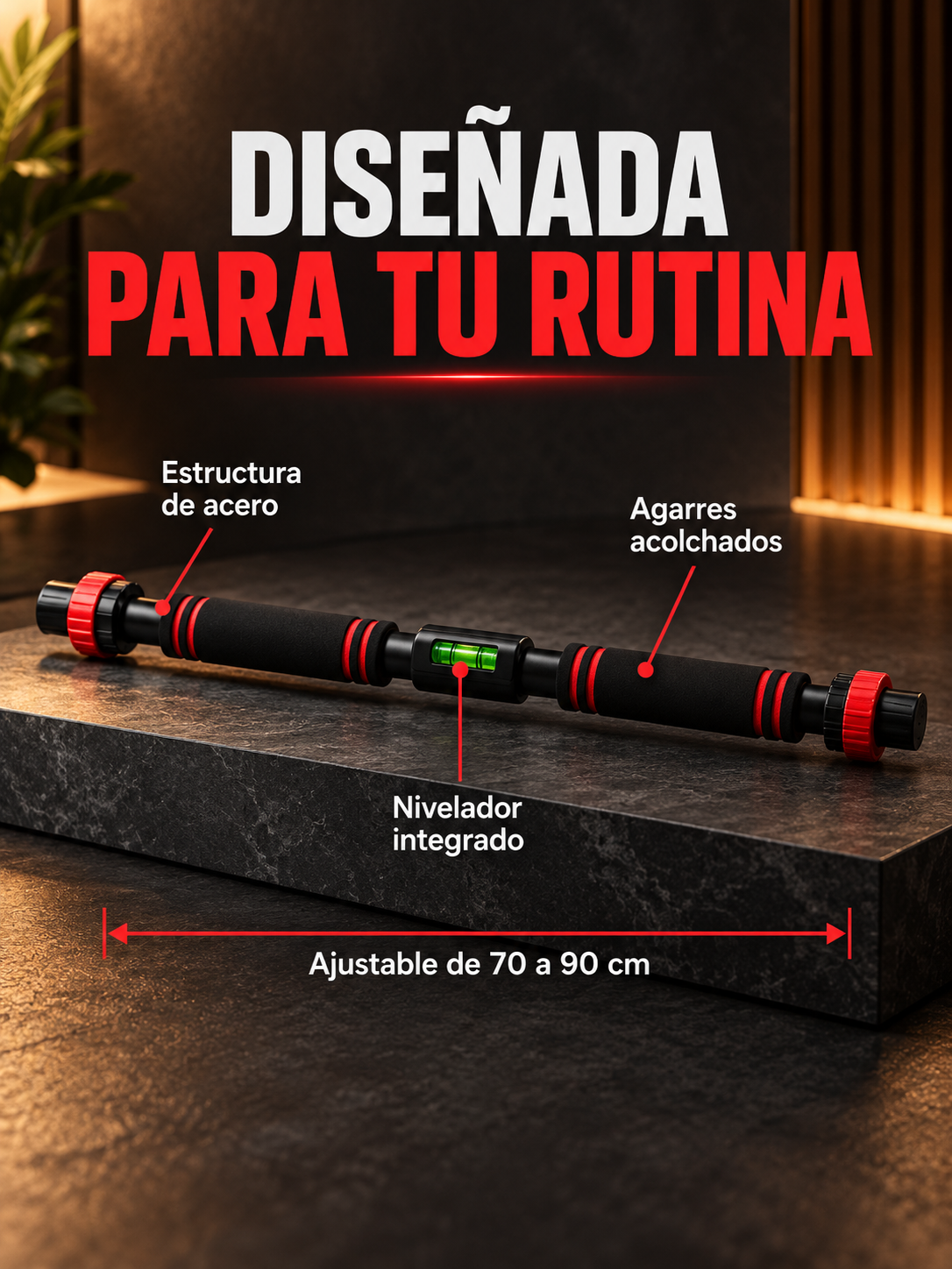 BARRA MULTIFUNCIONAL DE DOMINADAS 💪🏠