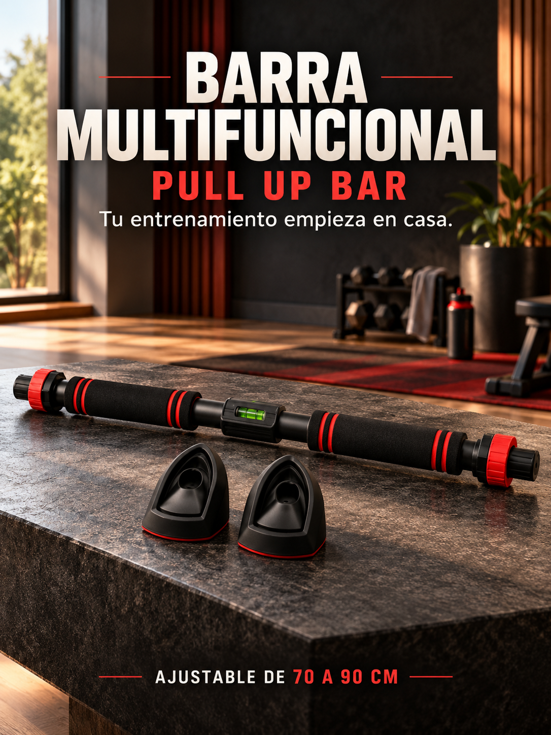 BARRA MULTIFUNCIONAL DE DOMINADAS 💪🏠