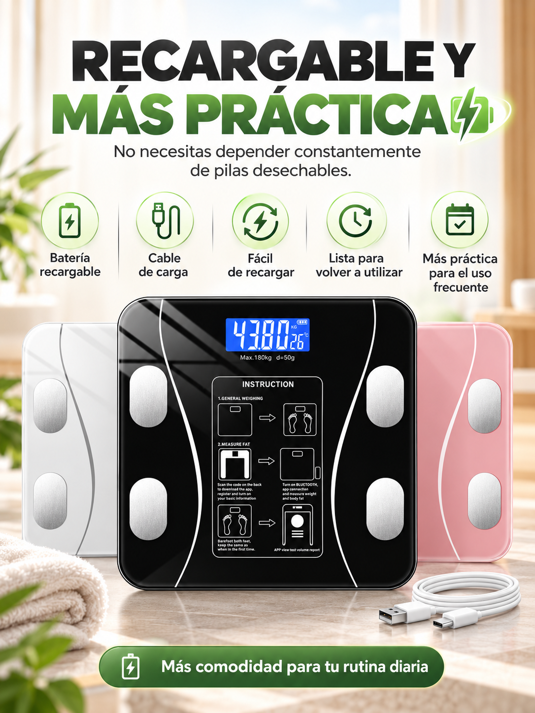 BALANZA DIGITAL INTELIGENTE ⚖️📱