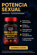 Maca Negra y Huanarpo Macho = POTENCIA SEXUAL