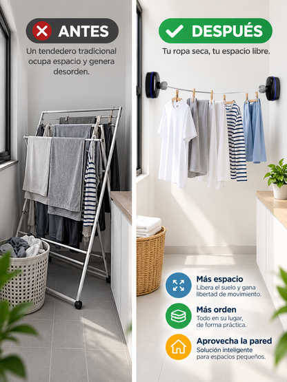 TENDEDERO RETRÁCTIL DE PARED 5M ✨