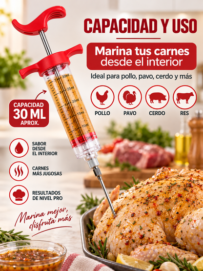 PACK DE DOS JERINGA INYECTORA PARA MARINAR CARNES🍗💉