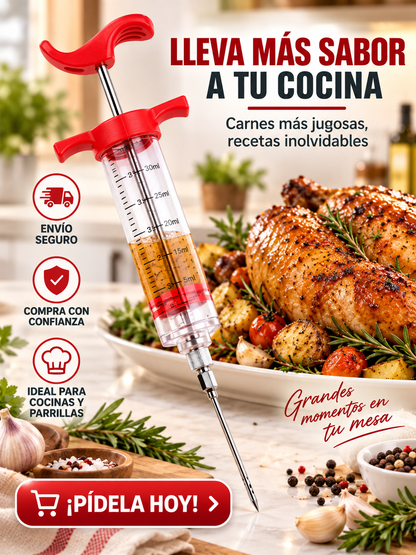 PACK DE DOS JERINGA INYECTORA PARA MARINAR CARNES🍗💉
