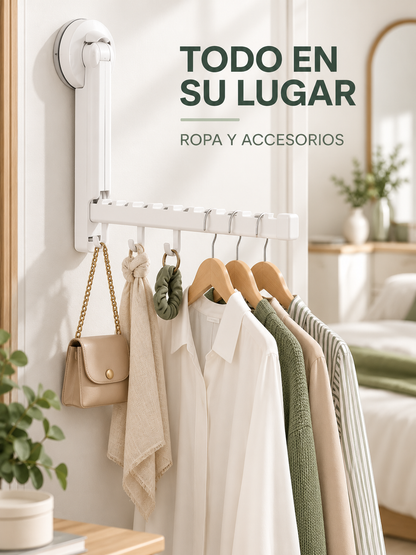TENDEDERO PLEGABLE CON VENTOSA ✨👕