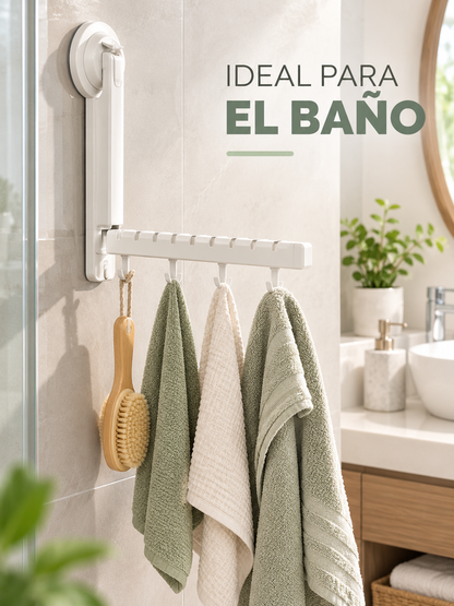TENDEDERO PLEGABLE CON VENTOSA ✨👕