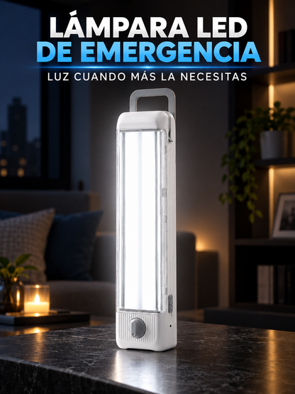 LÁMPARA LED DE EMERGENCIA RECARGABLE 🔦⚡