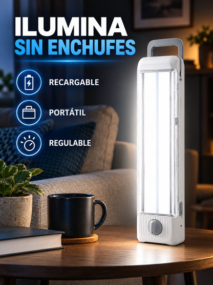 LÁMPARA LED DE EMERGENCIA RECARGABLE 🔦⚡