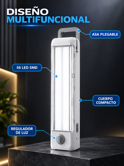 LÁMPARA LED DE EMERGENCIA RECARGABLE 🔦⚡