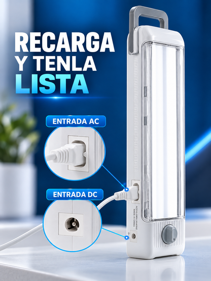 LÁMPARA LED DE EMERGENCIA RECARGABLE 🔦⚡