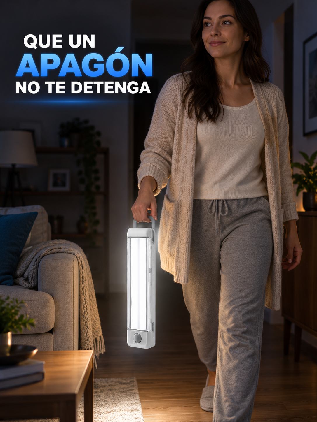 LÁMPARA LED DE EMERGENCIA RECARGABLE 🔦⚡