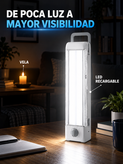 LÁMPARA LED DE EMERGENCIA RECARGABLE 🔦⚡