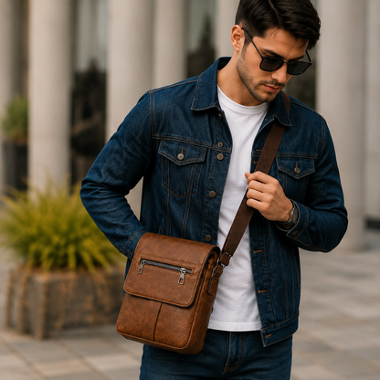 BOLSO CROSSBODY URBAN PRO – ESTILO Y COMODIDAD PARA HOMBRE 👜✨