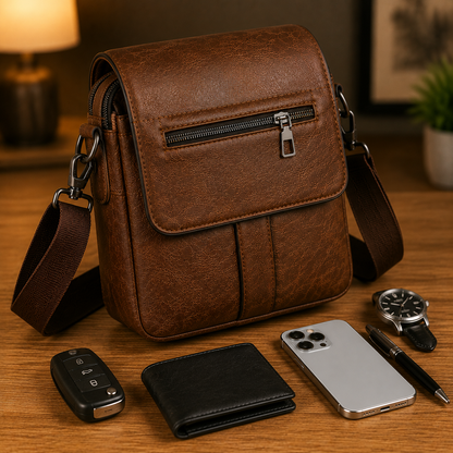 BOLSO CROSSBODY URBAN PRO – ESTILO Y COMODIDAD PARA HOMBRE 👜✨