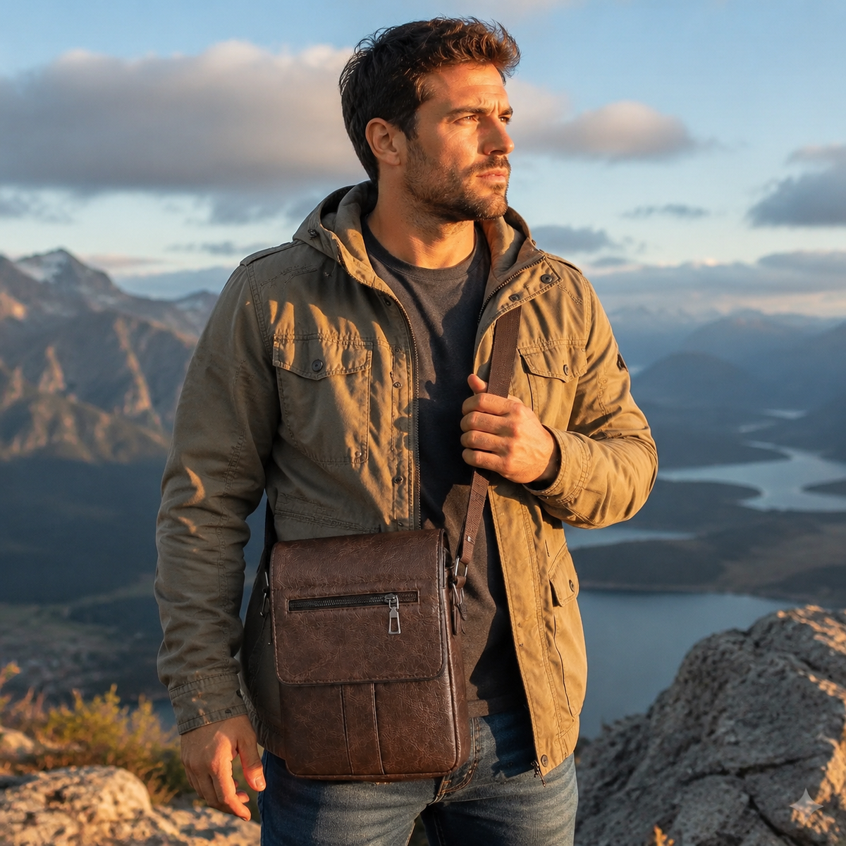 BOLSO CROSSBODY URBAN PRO – ESTILO Y COMODIDAD PARA HOMBRE 👜✨