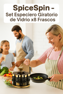 CARRUSEL DE CONDIMENTOS DE 1 PISO - black