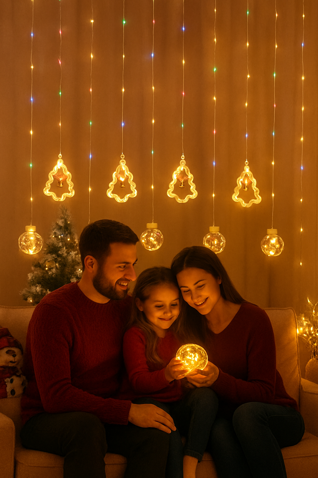 LUCES DECORTIVAS PARA NAIDAD- LED Multicolor