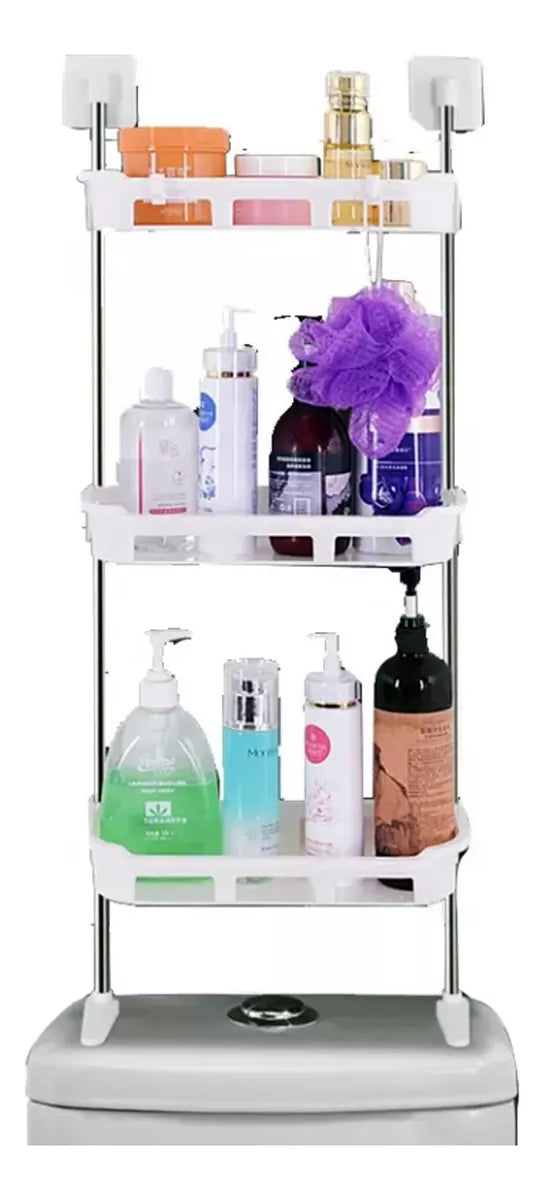ESTANTE ORGANIZADOR DE ACERO INOXIDABLE DE 3 NIVELES MULTIFUNCIONAL