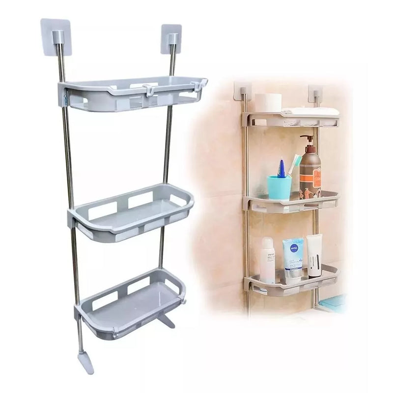 ESTANTE ORGANIZADOR DE ACERO INOXIDABLE DE 3 NIVELES MULTIFUNCIONAL