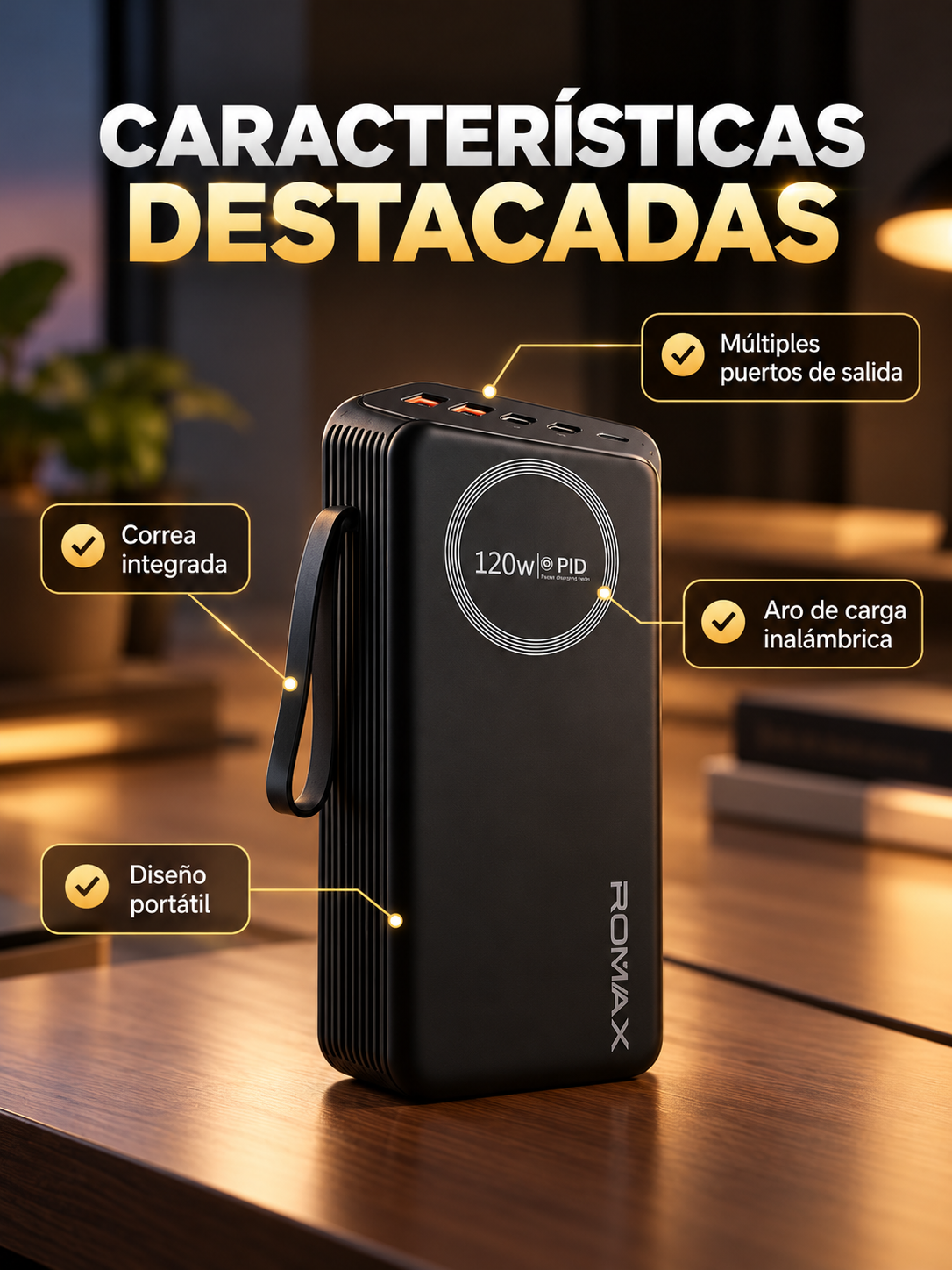 POWER BANK 50,000 MAH DE CARGA RÁPIDA ⚡🔋