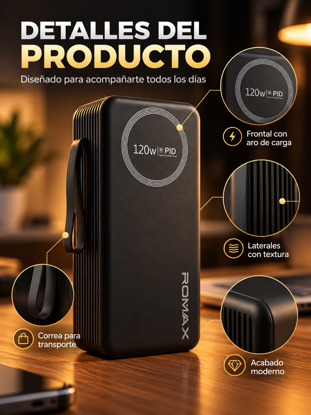 POWER BANK 50,000 MAH DE CARGA RÁPIDA ⚡🔋