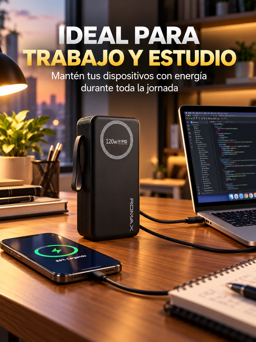 POWER BANK 50,000 MAH DE CARGA RÁPIDA ⚡🔋
