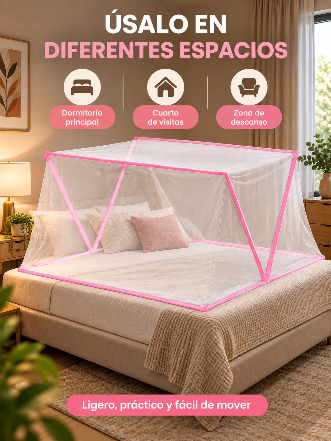 MOSQUITERO PLEGABLE PROTECTOR 🦟🛏️