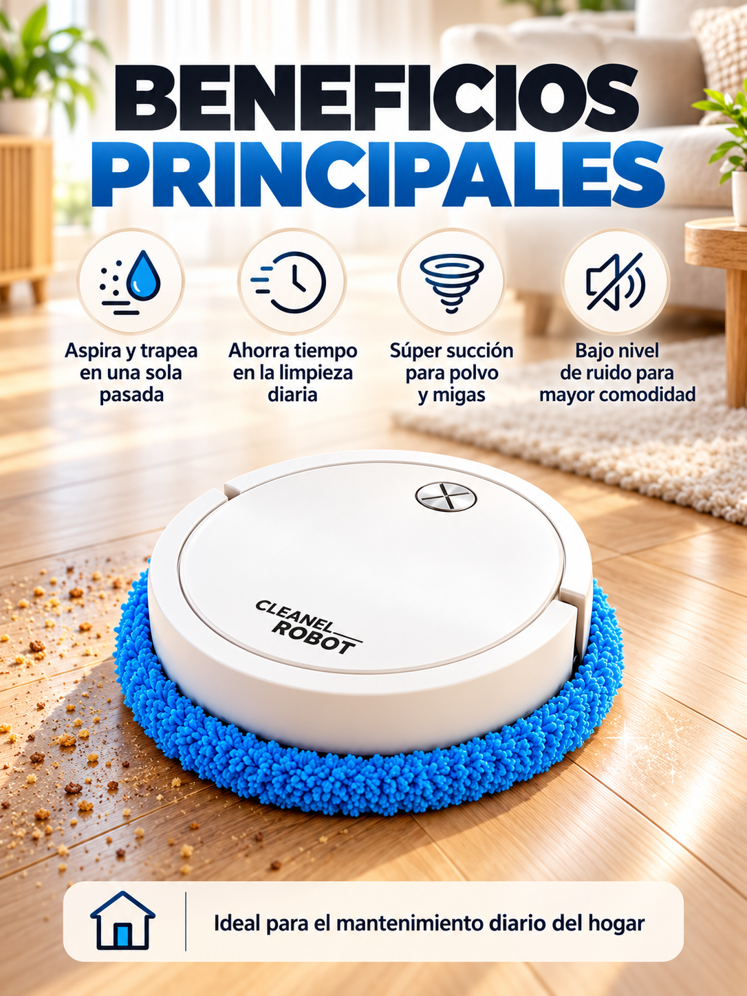 ROBOT ASPIRADOR Y TRAPEADOR 🤖🧹