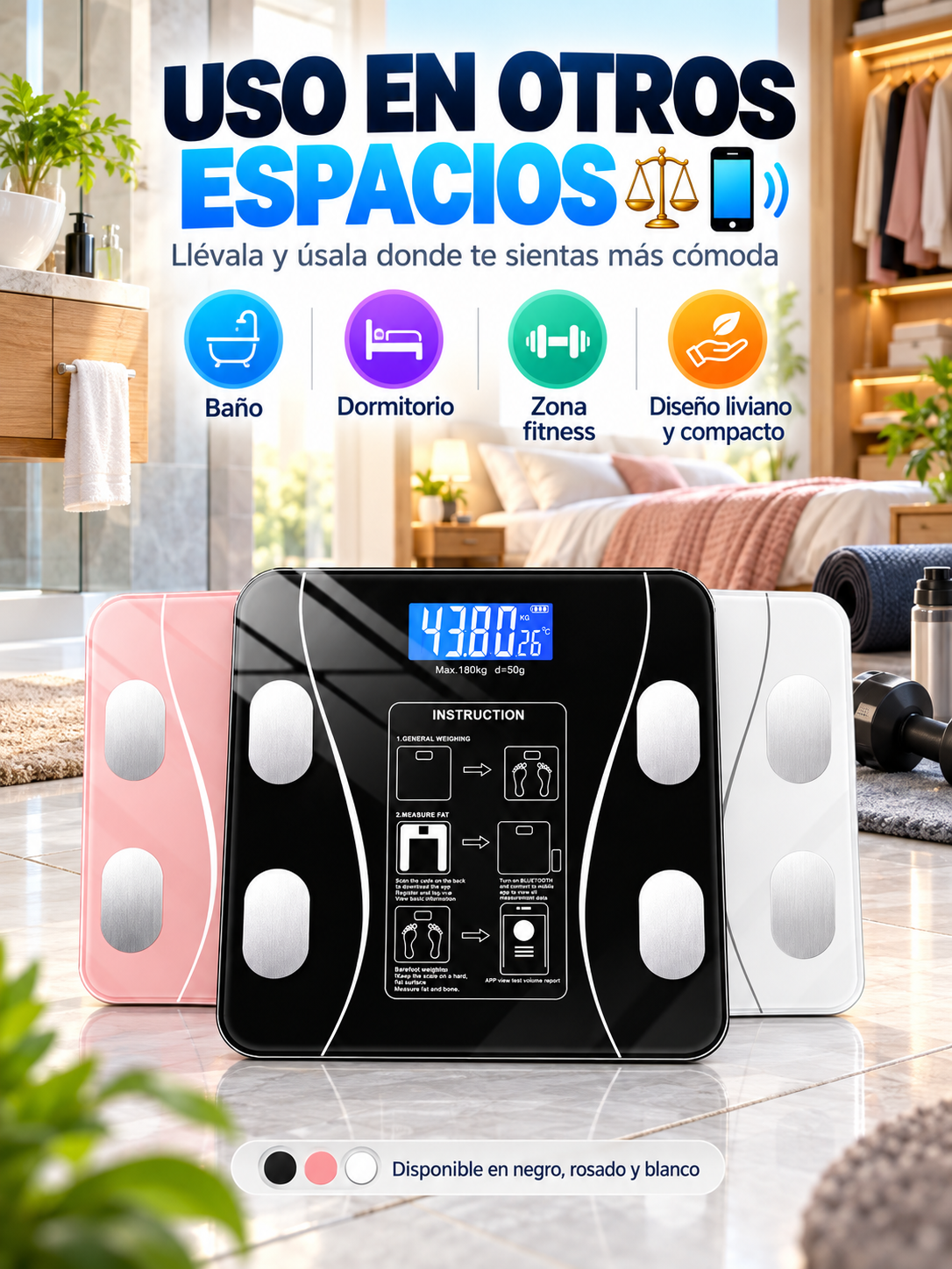 BALANZA DIGITAL INTELIGENTE ⚖️📱