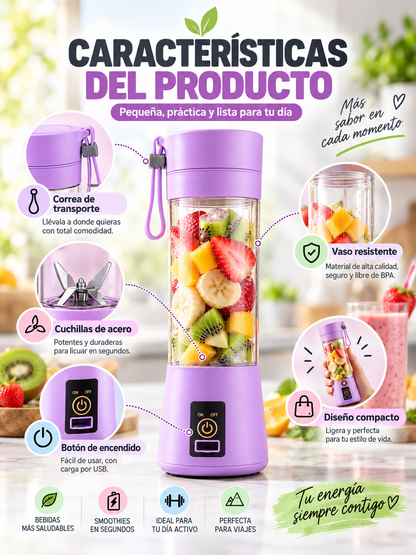 MINI LICUADORA PORTÁTIL ✨🥤