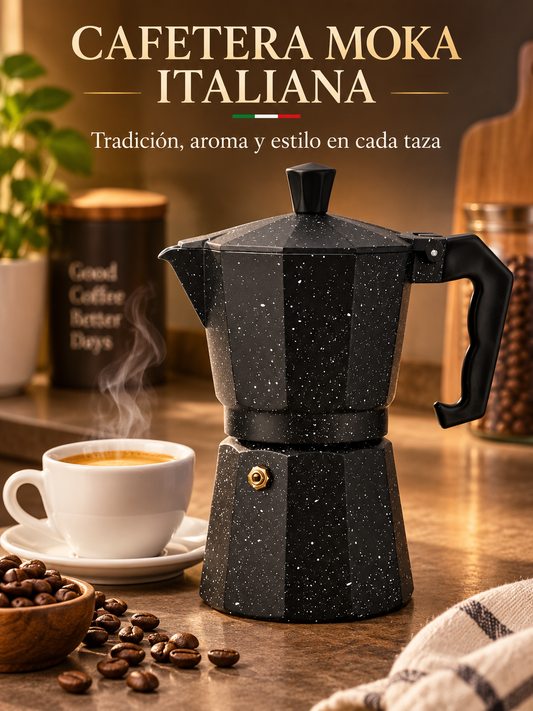 CAFETERA MOKA ITALIANA ☕✨