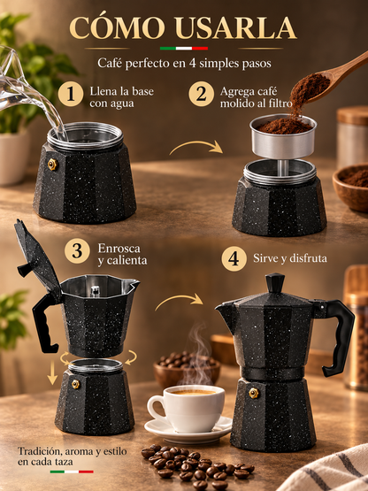 CAFETERA MOKA ITALIANA ☕✨