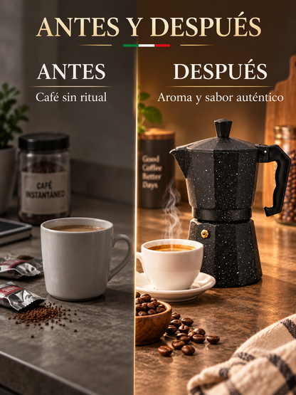 CAFETERA MOKA ITALIANA ☕✨