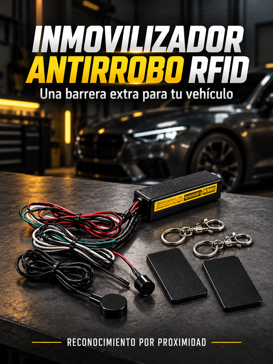 INMOVILIZADOR ANTIRROBO RFID 🔒🚗
