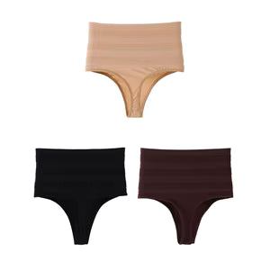 Tanga Faja Moldeadora ultraligeras y Traspirables para abdomen - Pack x4