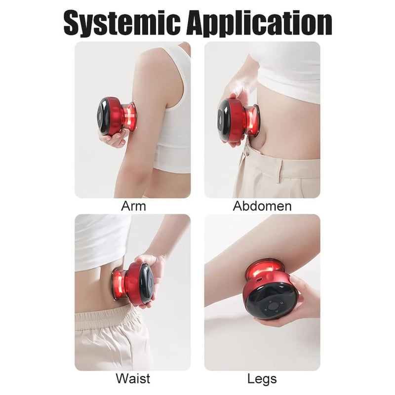 MASAJEADOR SMART TERAPIA VENTOSA Y CALOR RECARGABLE