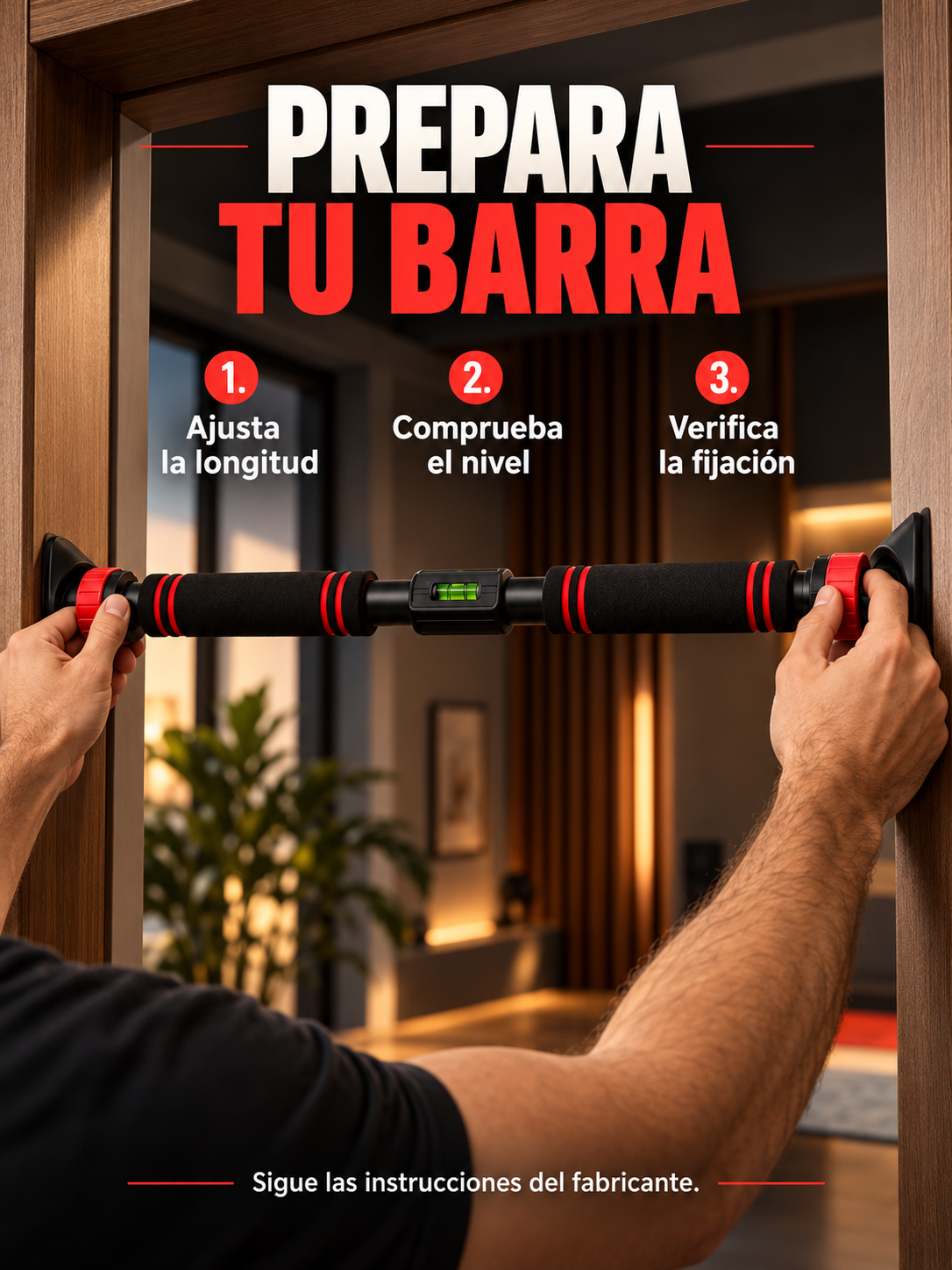 BARRA MULTIFUNCIONAL DE DOMINADAS 💪🏠