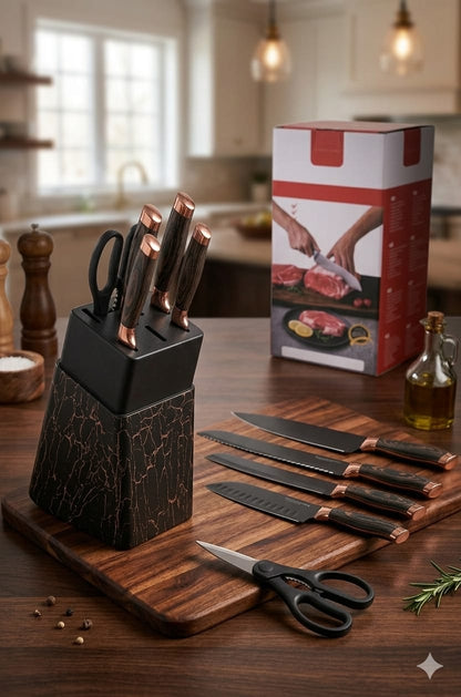 🔪ChefMaster Pro – Set de Cuchillos Premium 7 Piezas✨