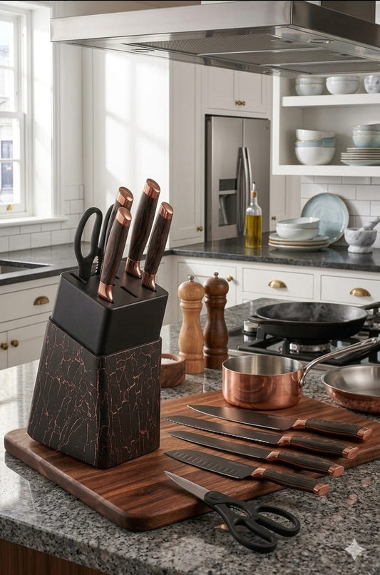 🔪ChefMaster Pro – Set de Cuchillos Premium 7 Piezas✨
